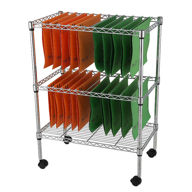 rolling file cart